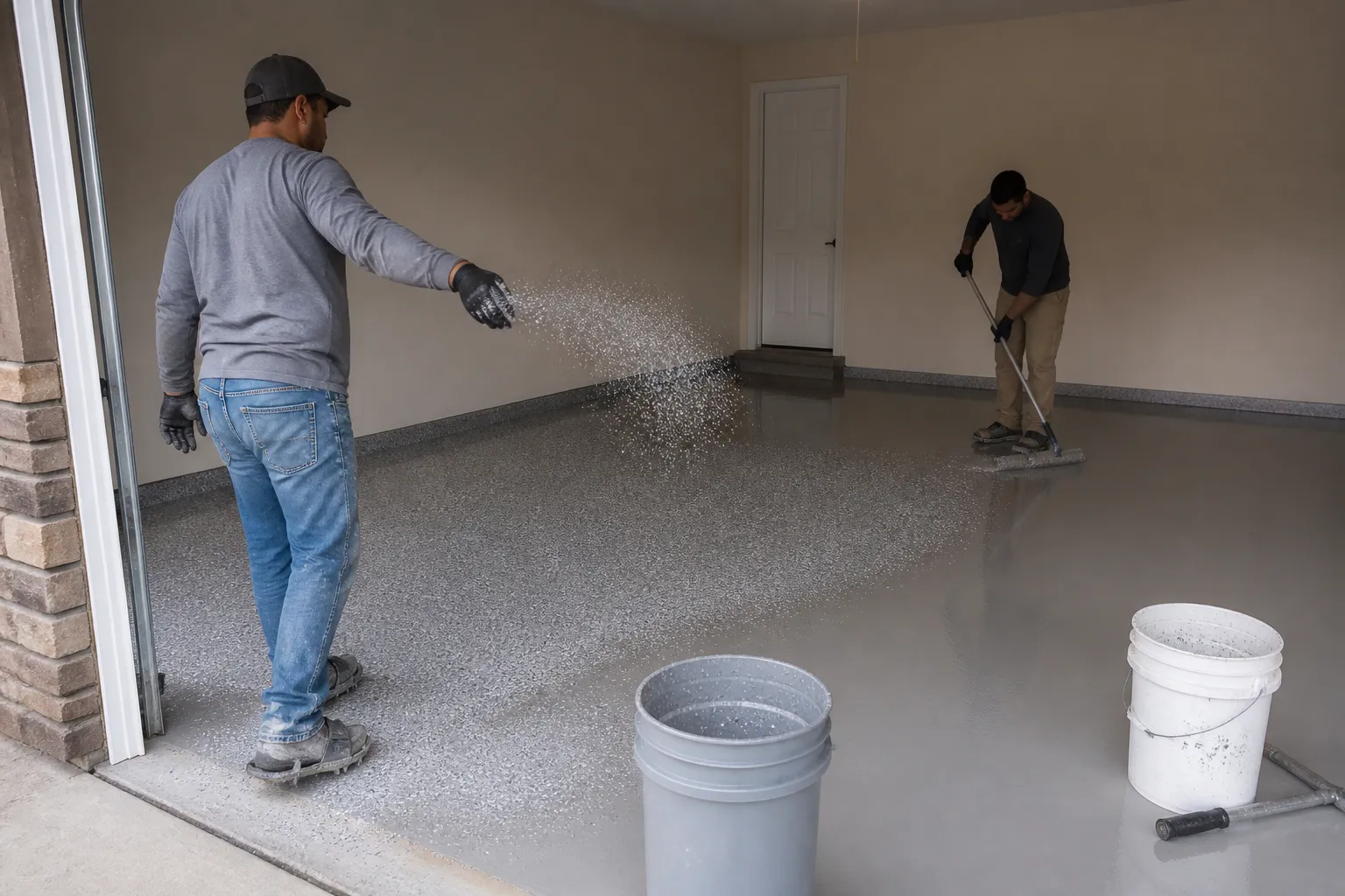 Flake Epoxy Flooring